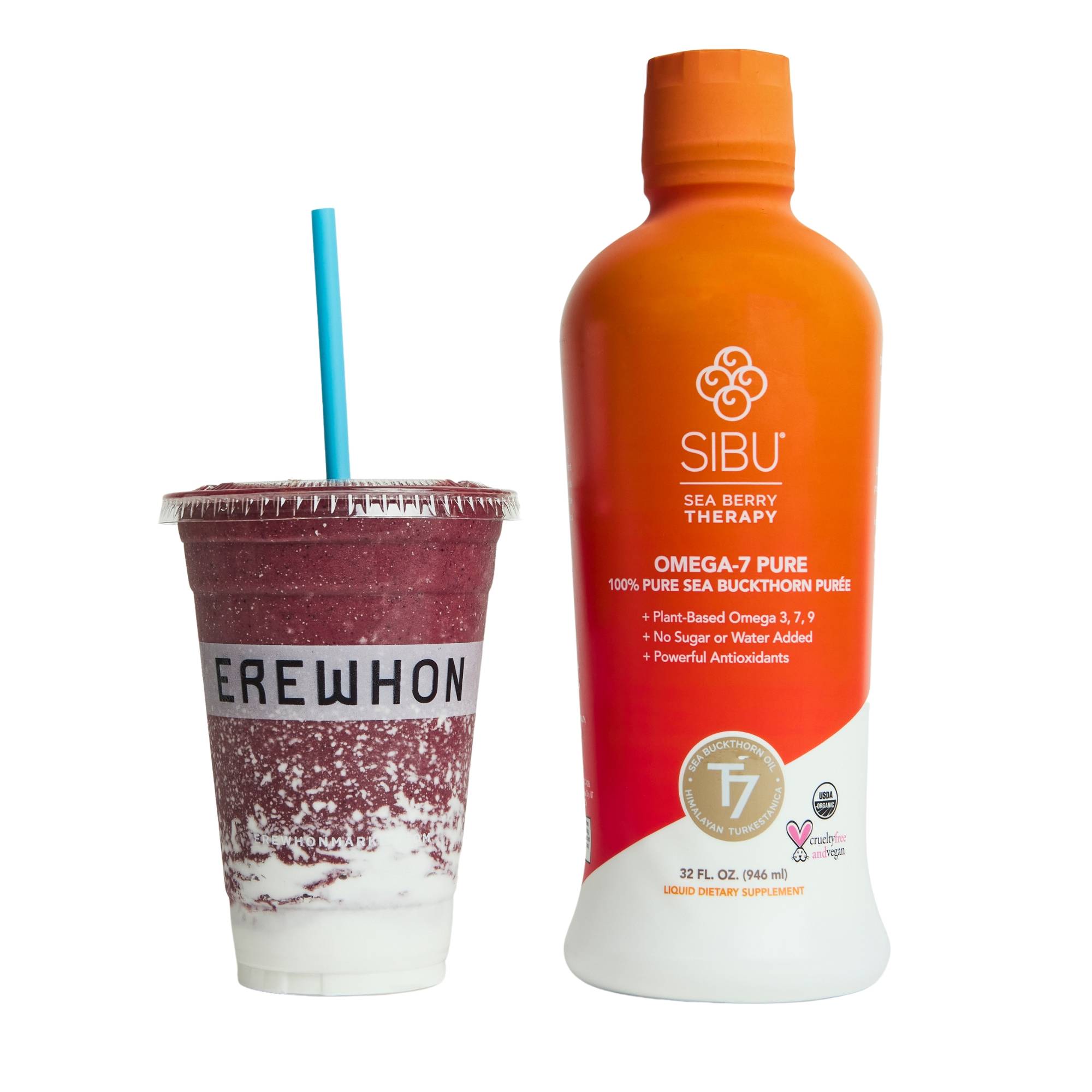 Sea Berry Juice | Himalayan Sea Buckthorn Puree Juice | Omega 7 | Sibu